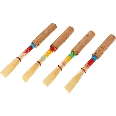 4 Anches de Hautbois Professionnelles avec Étui de Protection pour Hautboïstes (1/5)