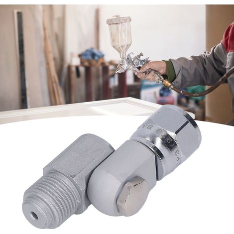 Adaptateur de valve 287036, filetage 7/8 pouce, rotation à 360°, joint rotatif pour pistolet à peinture sans air Titan Wagner (1/5)