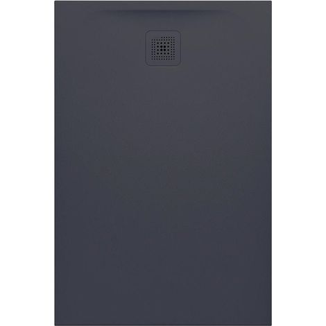Receveur de douche LAUFEN PRO rectangulaire, bonde côté court 1200 x 800 x 33 mm anthracite LAUFEN