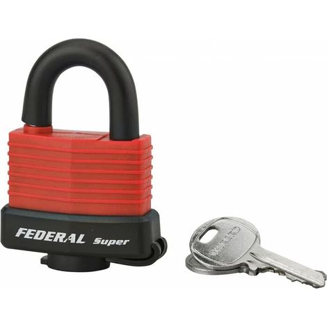Cadenas à clé SEA LINE 40 mm rouge (1/2)