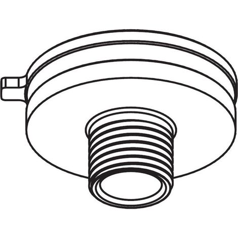Leuchte molto luce alunippel m10x1 Aluminium beweglich