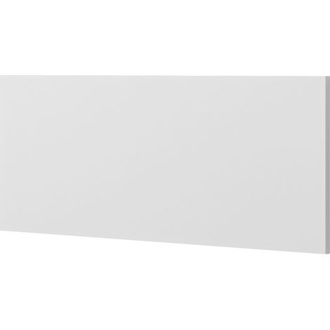 Pegane – Tête de lit en panneaux de particules mélaminés blanc – Dimensions 110 x 40 cm – Installation facile – Meuble moderne pour chambre (1/2)