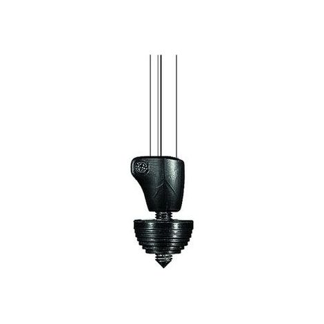 Manfrotto 160SPK3 Set Piedini con Puntale Metallico Reversibile per Treppiede, Alluminio