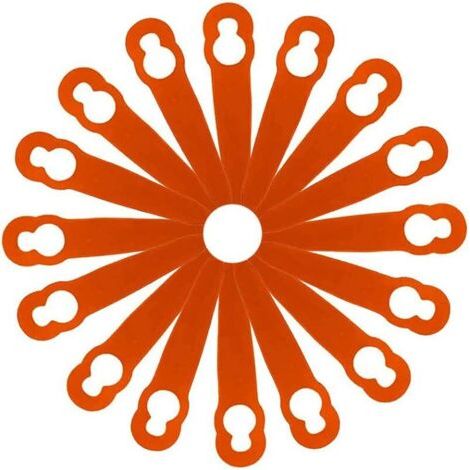 100 pièces accessoires de lames en plastique de remplacement pour STIHL Polycut 2-2 FSA 45 tondeuse à gazon coupe-herbe,Accessoire pour tondeuse et autoportée,