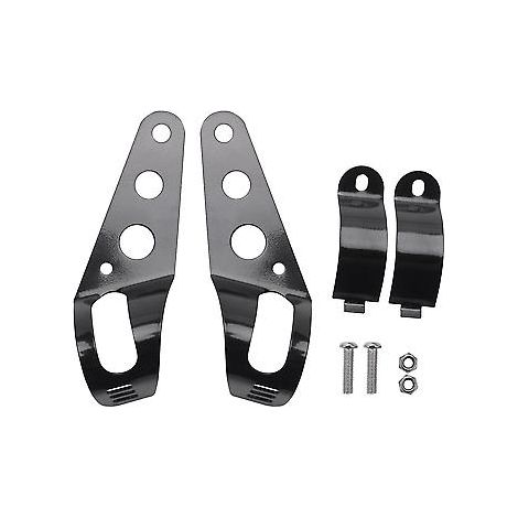 28–43 mm Universal-Motorradscheinwerferhalterungen, Gabelohr-Chopper-Scheinwerferlampenhalter, verstellbar