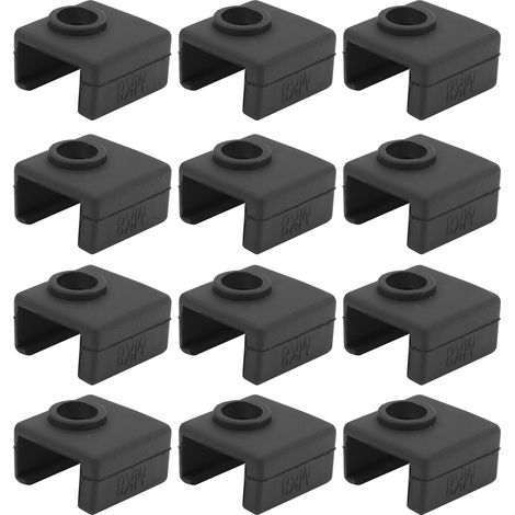 12 housses pour blocs chauffants, coussins chauffants en aluminium, housses en silicone, résistantes à la chaleur jusqu'à 280 °C, pour MK7/8/9 (1/5)