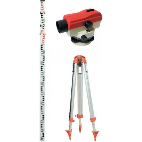 Niveau de chantier 32X + trépied + mire