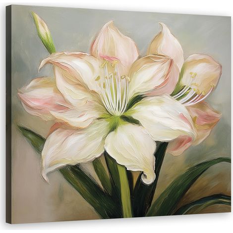 Quadro su tela, Fiore di iris - 40x40 (1/5)