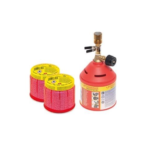 ROTHENBERGER Industrial  Bunsenbrenner incl.  2x C200  Kartusche 330ml  con sistema  ILL - 1500004615