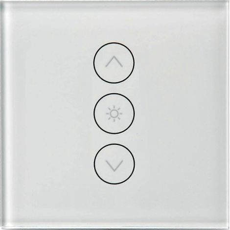 Interrupteur rétroéclairé, encastré, Wi-Fi, variateur, compatible avec Alexa et Google Home, remplace votre interrupteur classique, sans hub (1/5)