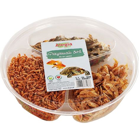 Alegia - Friandise 3 en 1 pour poissons et reptiles 50 g (1/2)