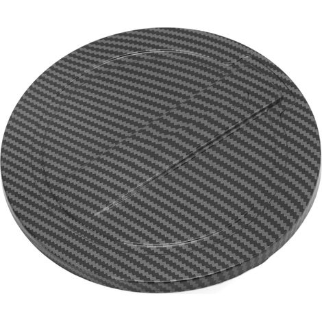 Bouchon de réservoir carburant adhésif style carbone pour Prius XW30 2009-2015, autocollant de capuchon remplacement, fibre de carbone (1/5)