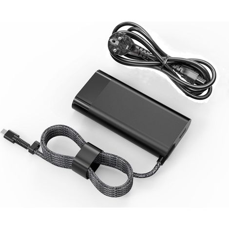 Chargeur secteur 110W USB-C avec USB-A compatible avec HP Spectre x360 15-b1000 15-b1099 15t-b1000 15-bl112dx 15-b100na 15-bl012dx 15-bl020nd TPN-CA24 TPN-DA24 M52946-003 M52950-001 Adaptateur secteur (1/5)