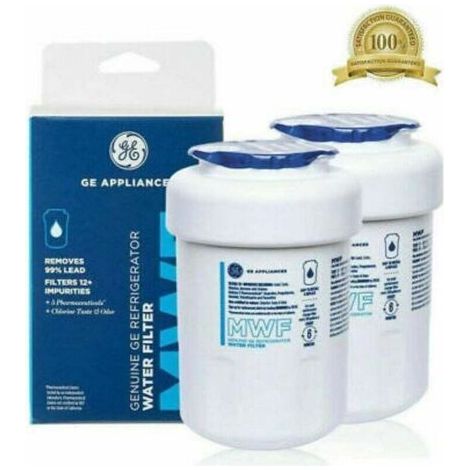 Pièces détachées pour réfrigérateur-Lot de 2 Filtre à eau pour réfrigérateur GE MWF..dyk. (1/4)
