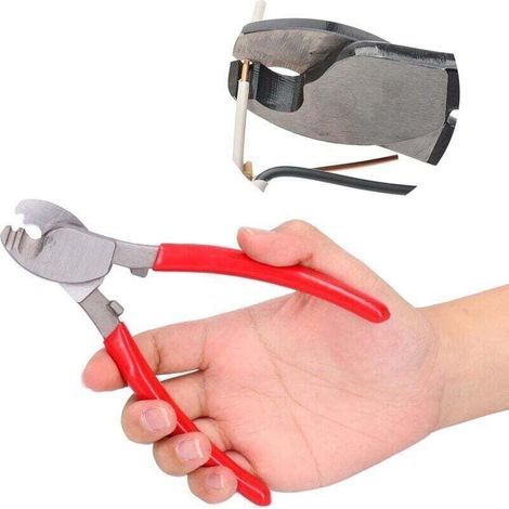 Kabelzange, tragbarer Kabelschneider, Isolierzange für Kupfer- und Aluminiumkabel (Aluminium, Kupfer und Kommunikationskabel) (1/4)