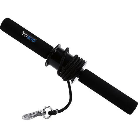 Rouleau de renforcement des avant-bras pour exercices de poignet et musculation en salle de sport (1/5)