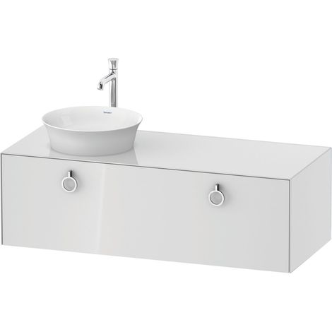 Duravit White Tulip, meuble sous-lavabo suspendu, largeur 1300 x (1/2)