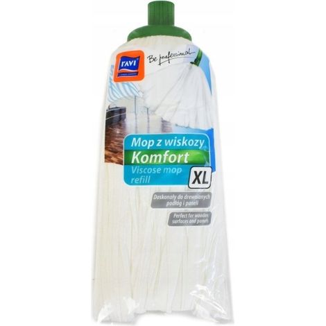 Viskose-Streifenmopp, weiß, super saugfähig, XL (1/3)