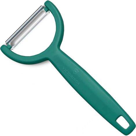YPSO Horizontal-Sparschäler mit gezahnter Klinge, Länge 145 mm – grün