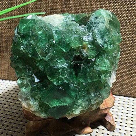 Spécimen de Fluorite cubique Verte Naturelle 538g N546 Collections de la Maison (1/4)