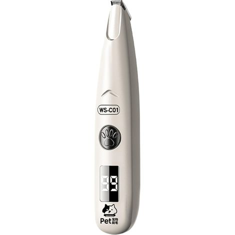 Tondeuse À Poils De Chien Tondeuse Électrique Rechargeable Silencieuse Sans Tondeuse À Poils De Chat Pour Soin Des Griffes Sur Visage Pattes Corps Oreilles Chiot Bain (1/5)