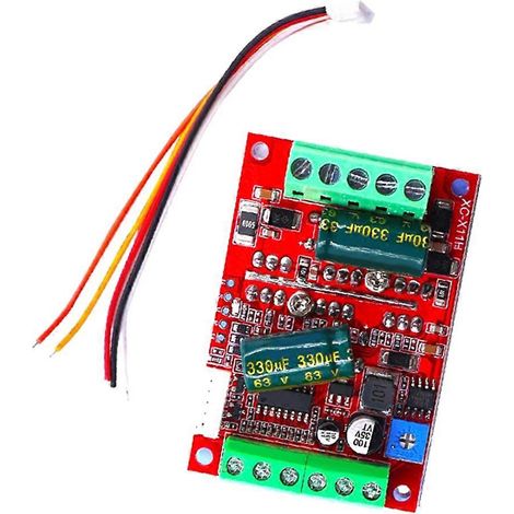 Module de commande pour moteur sans balais triphasé à effet Hall 6-60 V CC 16 A 400 W (BLDC PWM PLC) (1/5)