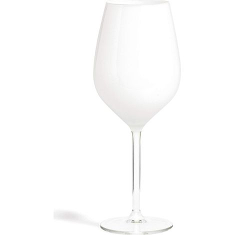 Excelsa 60490 Color Wine Set 6 Calici Vino, Vetro, Bianco (1/4)