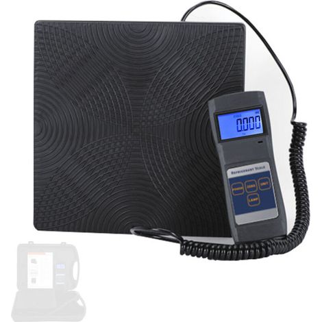 90 kg refrigerant charge scale, high-precision electronic weighing device for air conditioning, digital LCD display with backlight, IP68 waterproof (1/5)