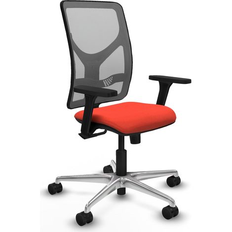 Chaise ergonomique piqueras y crespo Motilla noir mousse épaisse (1/2)