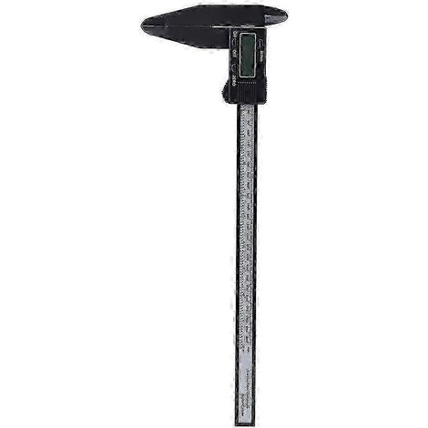 Pied à coulisse électronique numérique 150 mm/300 mm, règle en acier au carbone avec mâchoires longues, outil de mesure 300 mm (1/5)