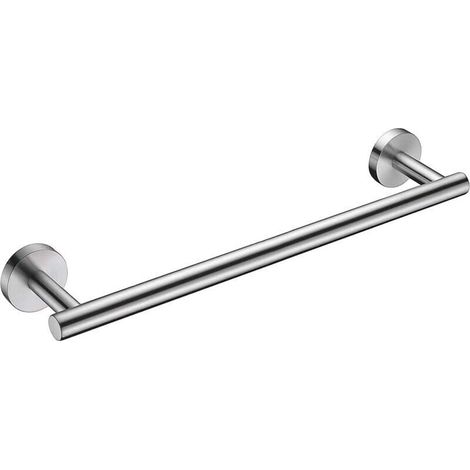 YMYNY Porte-serviettes de bain en nickel brossé,barres simples,porte-serviettes classique mural en acier inoxydable SUS304,porte-serviettes de salle de bain, toilettes, cuisine, étagère monocouche, 40 (1/4)