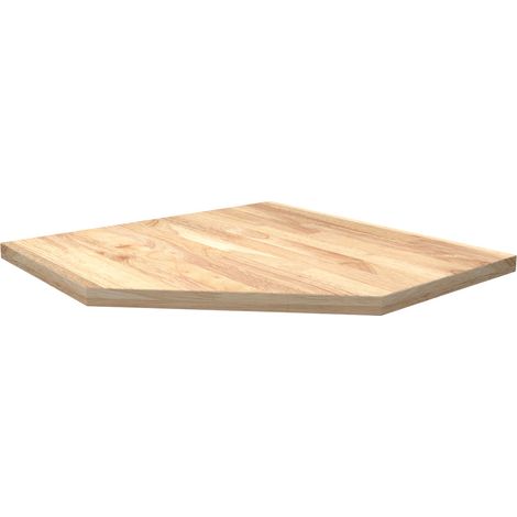 Sealey APMS30CW Superline PRO Black Edition Pressed Wood Worktop for Modular Corner Cabinet 860mm