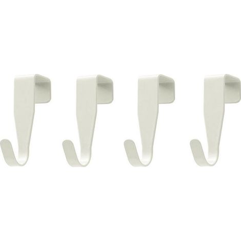8 Pcs Crochet En Porte, Crochets En Forme De S, Acier Inox Patere Crochets De Porte, Patère Salle De Bains Serviette pour Porte Standart, Tiroir, Placard Armoire, Cuisine (1/4)