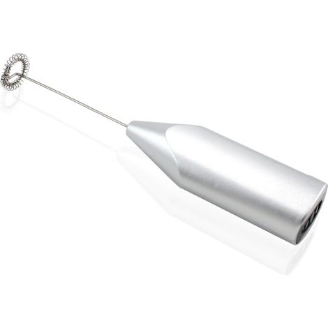 Frother À Main - Fouet Électrique En Acier Inoxydable - Pour Lait Café Cappuccino Latte Chocolat Chaud Matcha - 1 Pièce (1/5)