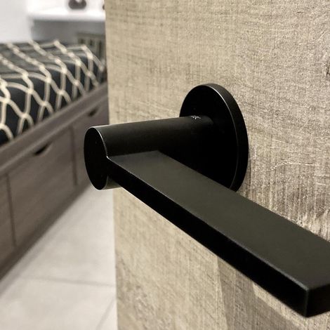 Selec Rosace 5 mm Ronde Modèle Soho Noir Mat