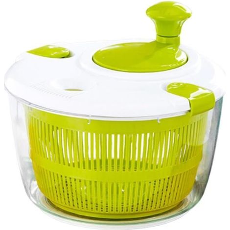Essoreuse à Salade - Bagno - 5L - Plastique - Vert - Multifonctionnelle (1/4)