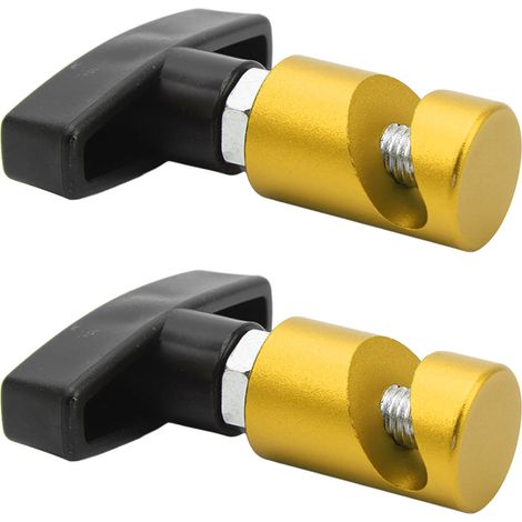 Lot de 2 pinces de levage de capot pour hayon et coffre de voiture (jaune) (1/5)