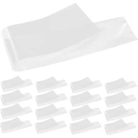 50-Piece Transparent Plastic Tie Storage Pack, Reusable and Anti-Static, for Business Travel and Shelves, Portable Protective Pouches (1/5)