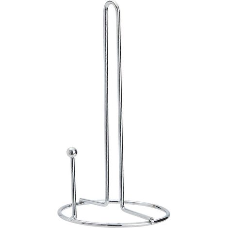 Porte-essuie-tout en acier inoxydable pour comptoirs, organisation de cuisine, porte-essuie-tout autoportant H (1/5)