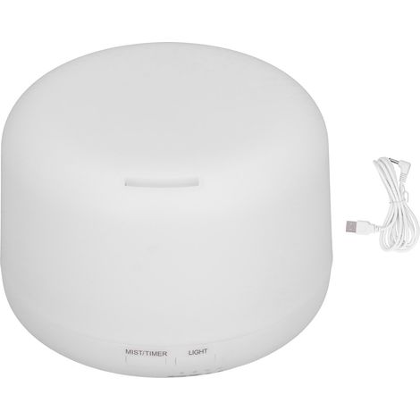 Diffuseur d'huiles essentielles 300ml USB, lumière LED 7 couleurs, humidificateur pour bureau et maison (1/5)