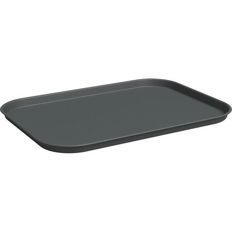 artevasi – Soucoupe pour plateau de semis MADAGASCAR M – Anthracite, L 35,4 x l 25,4 x H 1,7 cm, plastique
