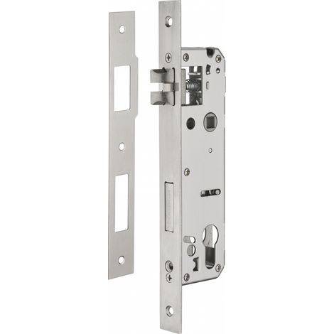 Thirard – Serrure encastrée Intelock pour poignées connectées – Inox – Axe 30mm – Entr'axes 85mm – Carré 8mm – Gestion des accès électronique - axes85mm (1/2)