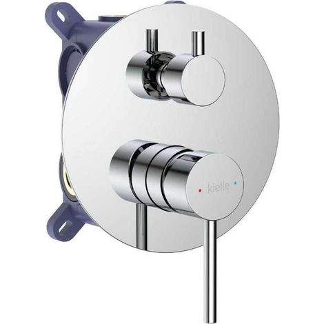 kielle Oudee I - Unterputzarmatur für 2 Verbraucher, mit Einbaukörper, chrom 10333200 (1/2)
