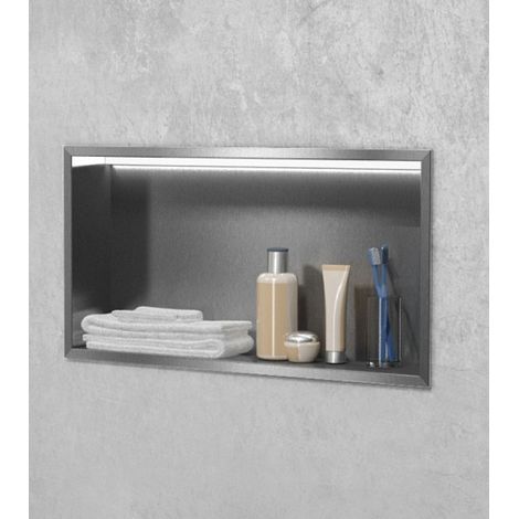 Banyo – Spot encastrable led 100mm – Éclairage blanc chaud – 8.4W – IP20 – Pour intérieur – Inox – Garantie 10 ans