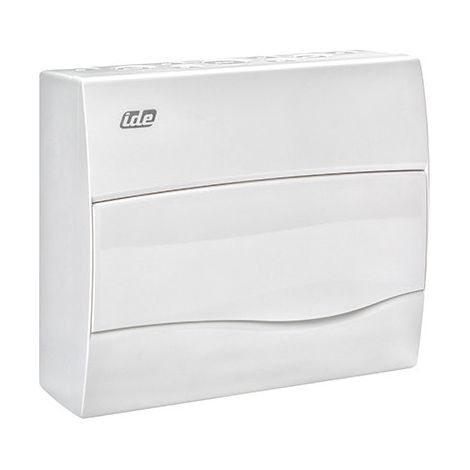 Bv12po Ide - Tableau De Distribution Résidentiel - 1 Rangée De 12 Modules - 228x264x99mm - Avec Rail Din