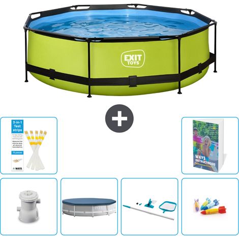 Exit Pool Rund - 300x76 cm - 7-teilig S299
