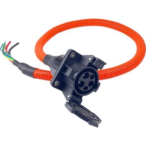 Prise charge VE 32A SAE J1772 adaptateur AC avec soufflet Neuf (1/5)