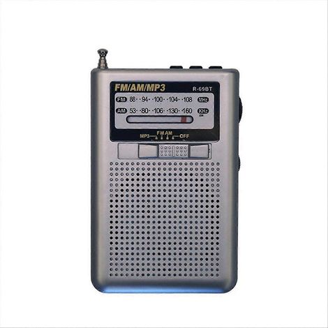 Radio FM AM Mp3 Radio World Récepteur avec Écran Enceinte 88-108MHz Supporte Carte TF Casque Jack mini Radio de Poche B (1/5)