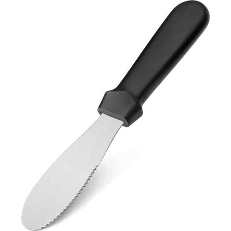Couteau à Tartiner - Acier Inoxydable Japonais - Manche En Paille De Blé - Pour Pain Beurre Fromage - Lot De 1 (1/5)