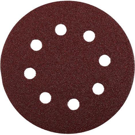 kwb Schleifscheibe Ø 115 mm aus Edelkorund mit Körnung 40, werkzeugloser Wechsel, hochwertige Kunstharz-Verleimung und verstärkter Papierträger für den groben Schliff von Holz und Metall (1/3)